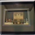 A28. “Spirit Storm Over Oreocallis” shadowbox by Stephen Mark Paulsen. 